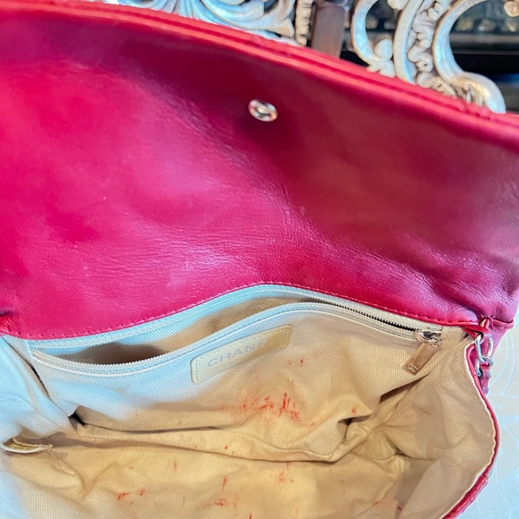 Chanel Burgundy Quilted Shoulder Bag - Picture 13 of 16